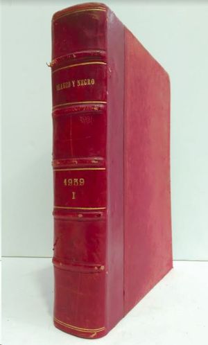 REVISTA BLANCO Y NEGRO 1959 TOMO I  ENERO - FEBRERO