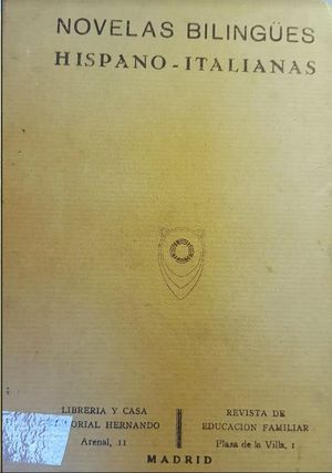 NOVELAS BILINGUES  HISPANO- ITALIANAS