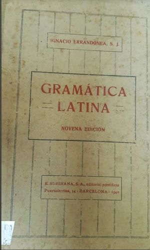 GRAMATICA LATINA