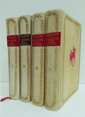 EL INGENIOSO HIDALGO DON QUIJOTE DE LA MANCHA  4 TOMOS