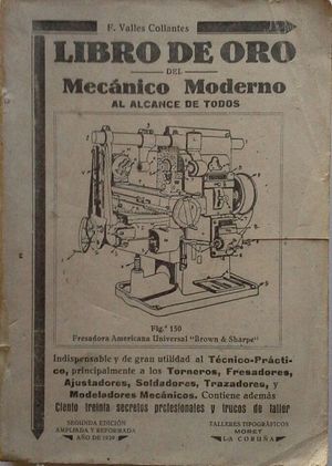 LIBRO DE ORO DEL MECANICO MODERNO AL ALCANCE DE TODOS