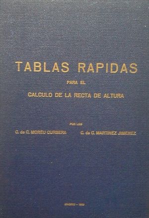 TABLAS RPIDAS PARA EL CLCULO DE LA RECTA DE ALTURA