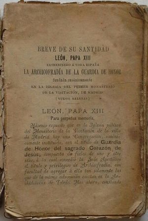 MANUAL PARA LA ARCHICOFRADA DE LA GUARDIA DE HONOR DEL SAGRADO CORAZN DE JESS