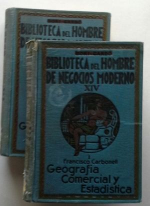 GEOGRAFA COMERCIAL Y ESTADSTICA - TOMO I: EUROPA, AMRICA DEL NORTE, CENTRAL Y ANTILLAS - Y TOMO II: SUDAMRICA, ASIA, FRICA Y OCEANA