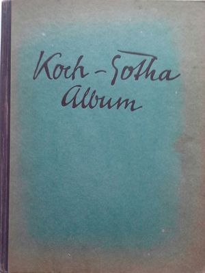 KOCH-GOTHA ALBUM - AUS SORGLOSEN TAGEN. EIN ALBUM VON KOCH-GOTHA. �BER 200 ZEICHNUNGEN. TEXTE VON GEORG HERMANN, RUDOLPH SCHANZER, HANS BRENNERK, KARL