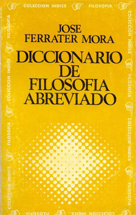 DICCIONARIO DE FILOSOFA ABREVIADO