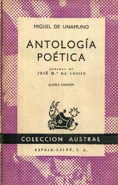 ANTOLOGA POTICA DE MIGUEL DE UNAMUNO