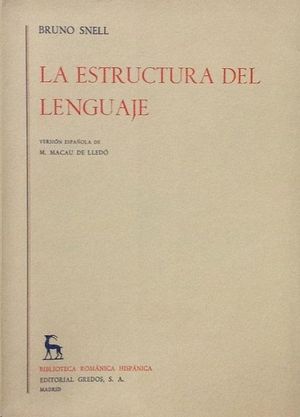 LA ESTRUCTURA DEL LENGUAJE