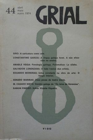 GRIAL N 44 ABRIL-XUNIO 1974