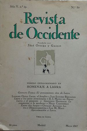 REVISTA DE OCCIDENTE N 050 - AO V 2 EP. - MAYO 1967