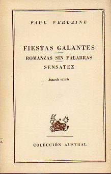 FIESTAS GALANTES - ROMANZAS SIN PALABRAS - SENSATEZ