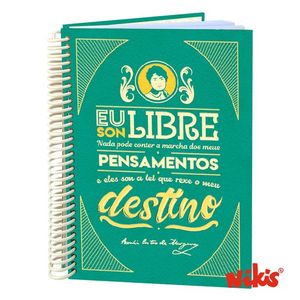 LIBRETA A5 ESPIRAL ROSALIA EU SON LIBRE