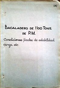 BACALADERO DE 1.100 TONS. DE P.M.