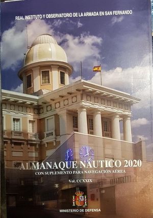 ALMANAQUE NUTICO 2020 CON SUPLEMENTO PARA LA NAVEGACIN AREA