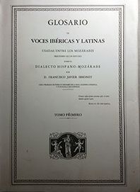 GLOSARIO DE VOCES IBRICAS Y LATINAS. TOMO I