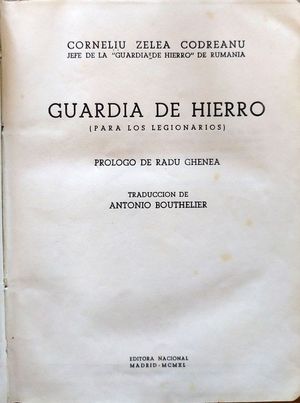 GUARDIA DE HIERRO (PARA LOS LEGIONARIOS)