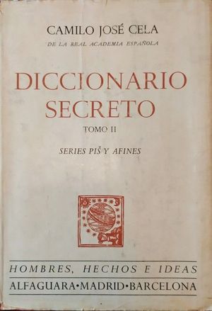 DICCIONARIO SECRETO. TOMO II - SERIE PIS Y AFINES