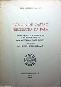 ROSALIA DE CASTRO PRECURSORA DA FALA