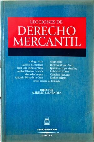 LECCIONES DE DERECHO MERCANTIL