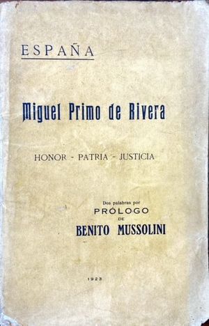 ESPAA, MIGUEL PRIMO DE RIVERA