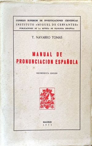 MANUAL DE PRONUNCIACIN ESPAOLA