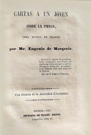 CARTAS A UN JOVEN SOBRE LA PIEDAD