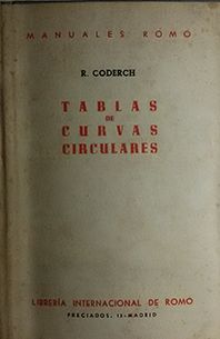 TABLA DE CURVAS CIRCULARES