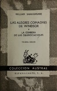 LAS ALEGRES COMADRES DE WINDSOR - LA COMEDIA DE LAS EQUIVOCACIONES