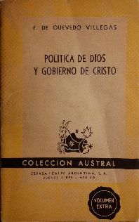 POLITICA DE DIOS Y GOBIERNO DE CRISTO