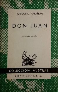 DON JUAN - ENSAYO SOBRE EL ORIGEN DE SU LEYENDA