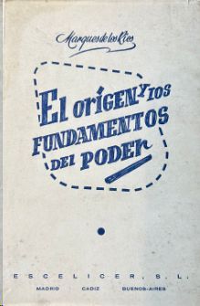 EL ORIGEN Y LOS FUNDAMENTOS RACIONALES DEL PODER LEGTIMO