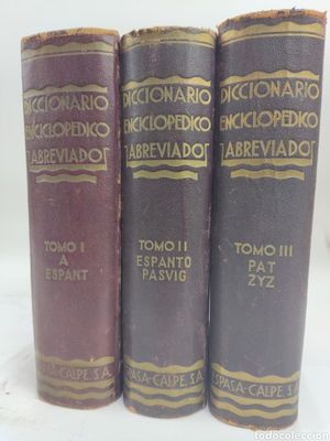 DICCIONARIO ENCICLOP�DICO ABREVIADO - 3 VOL