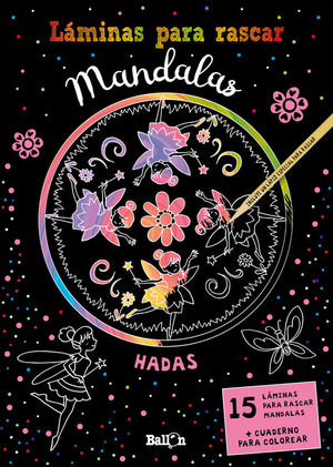 LMINAS PARA RASCAR MANDALAS - HADAS