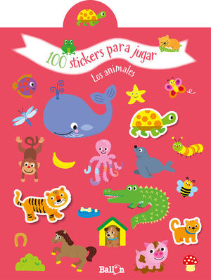 100 STICKERS PARA JUGAR - LOS ANIMALES