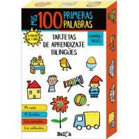 MIS 100 PRIMERAS NOCIONES - TARJETAS DE APRENDIZAJE BILINGES ESP/ ING