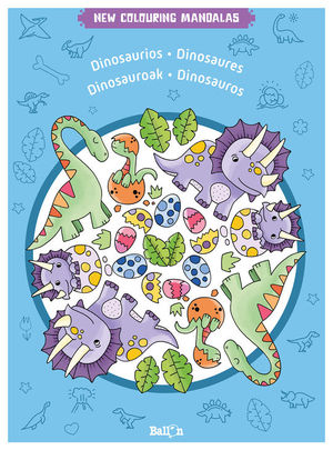 LOS DINOSAURIOS. NEW COLOURING MANDALAS