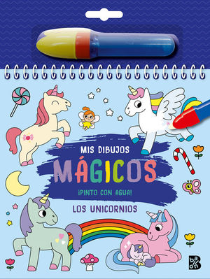 MIS DIBUJOS MAGICOS: PINTO CON AGUA - LOS UNICORNIOS