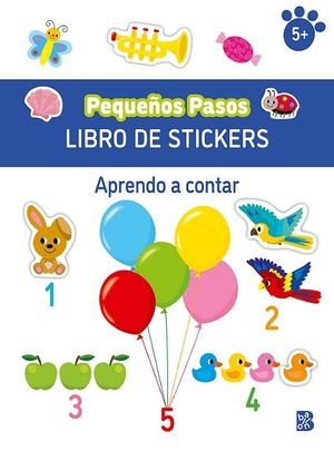 PEQUEOS PASOS LIBRO DE STICKERS: APRENDO A CONTAR