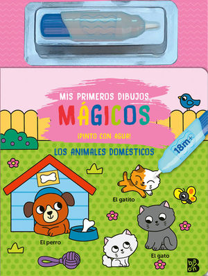 MIS PRIMEROS DIBUJOS MAGICOS. PINTO CON AGUA LOS ANIMALES DOMESTICOS