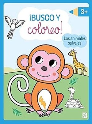 BUSCO Y COLOREO. LOS ANIMALES SALVAJES (+3 A�OS)