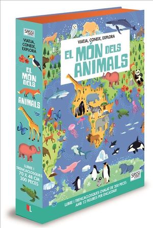 MUNDO DE LOS ANIMALES, LOS (LIBRO + PUZZLE OVALADO)