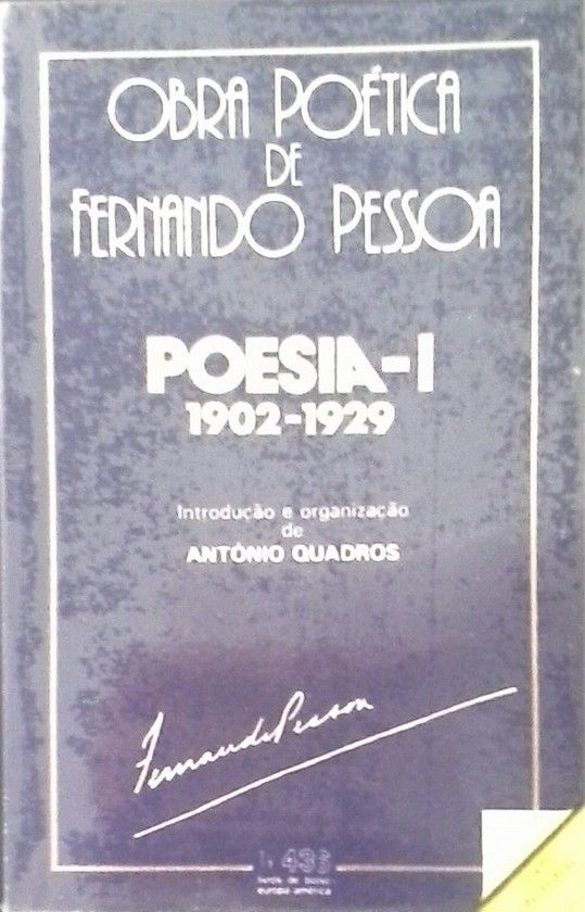 POESIA I (1902-1929) OBRA POETICA DE FERNANDO PESSOA