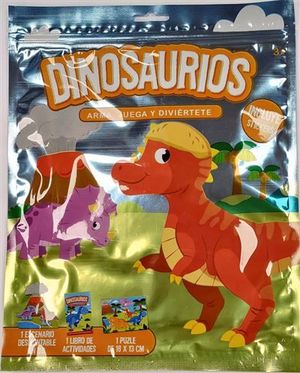 BOLSA DINOSAURIOS - ARMA, JUEGA Y DIVIRTETE