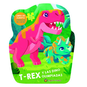 T-REX Y LAS DINO OLIMPIADAS (CUENTO Y PUZLE DE 72 PIEZAS)