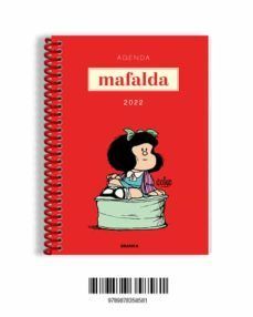 AGENDA 2022 MAFALDA ANILLADA MODULOS ROJA