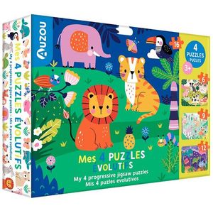 MIS CUATRO PUZZLES EVOLUTIVOS (+3 AOS)