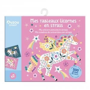 MIS CUADROS DE UNICORNIOS CON STRASS