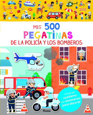 MIS 500 PEGATINAS DE LA POLICA Y LOS BOMBEROS
