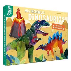 MIS INCREIBLES DINOSAURIOS (UN LIBRO Y 7 DINOSAURIOS 3D)