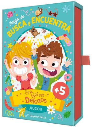 JUEGO DE BUSCA Y ENCUENTRA EN EL REINO DELCAOS (JUEGO DE CARTAS +5 A�OS)